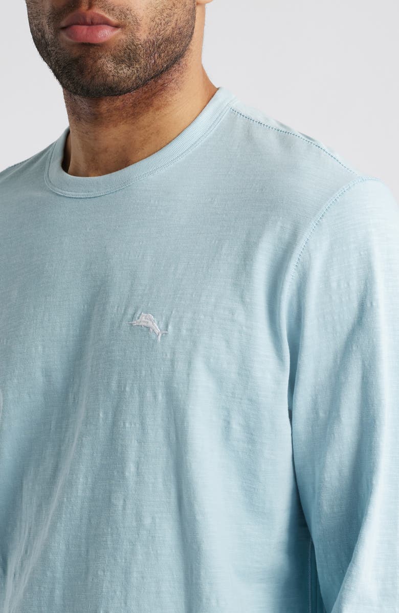 Tommy Bahama Red, White & Boom Embroidered Slub Jersey Graphic T-Shirt, Alternate, color, 