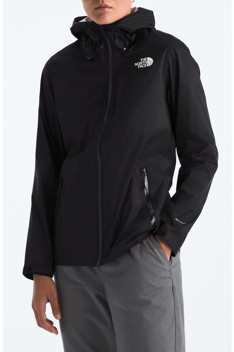Alta Vista Hooded Water Repellent Jacket, Main, color, TNF BLACK