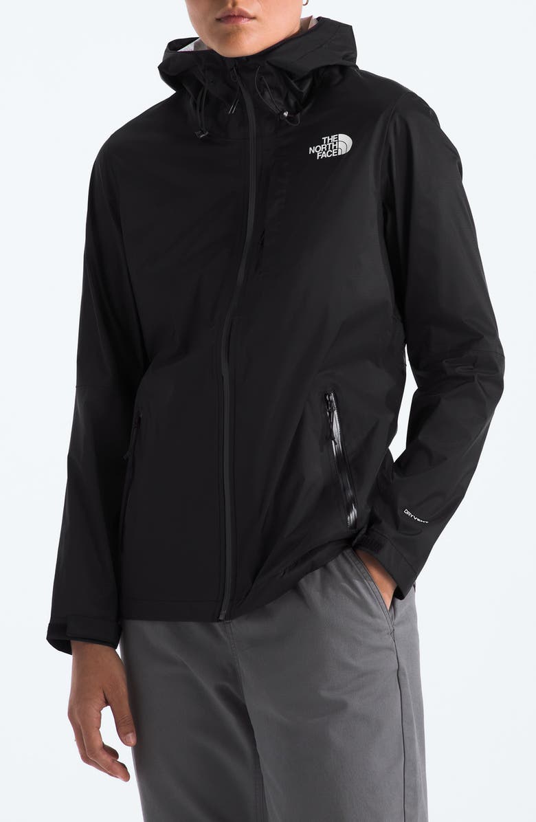 The North Face Alta Vista Hooded Water Repellent Jacket, Main, color, Tnf Black