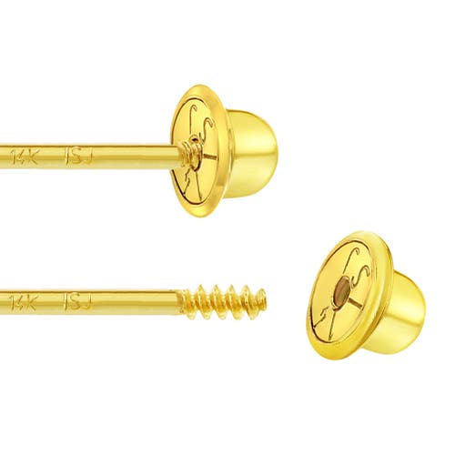 IN SEASON JEWELRY IN SEASON JEWELRY 14K DAINTY PYRAMID EARRINGS