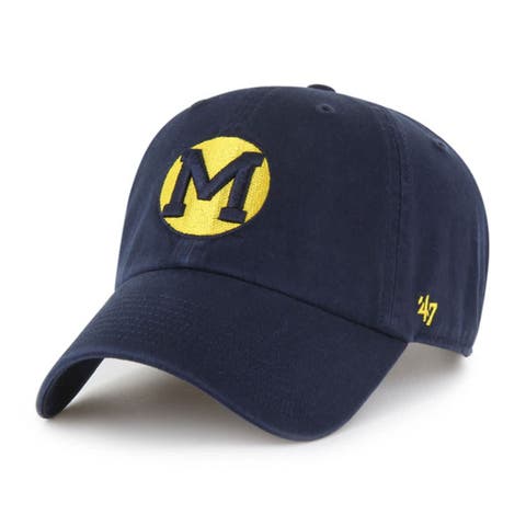 Men's '47 Navy Michigan Wolverines Vault Clean Up Adjustable Hat