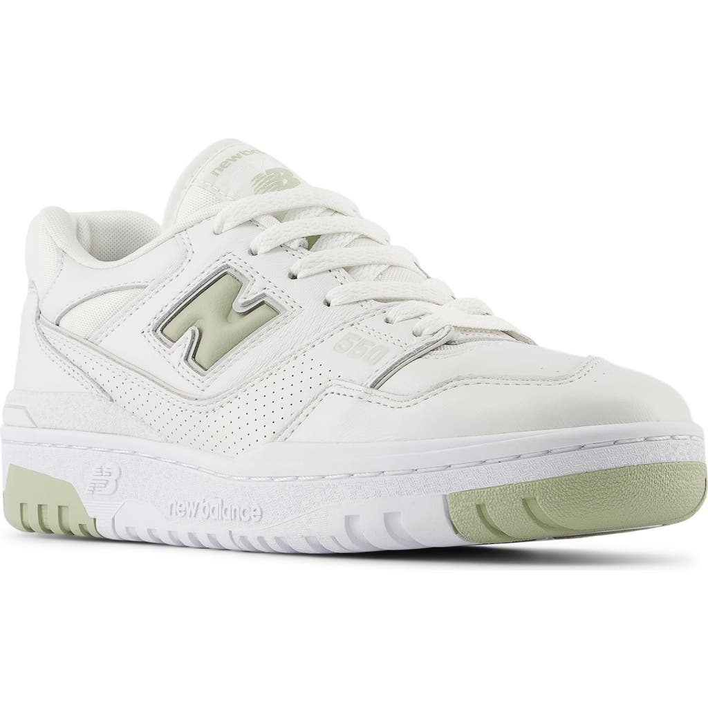New Balance Perforated Leather Lace-up Sneakers