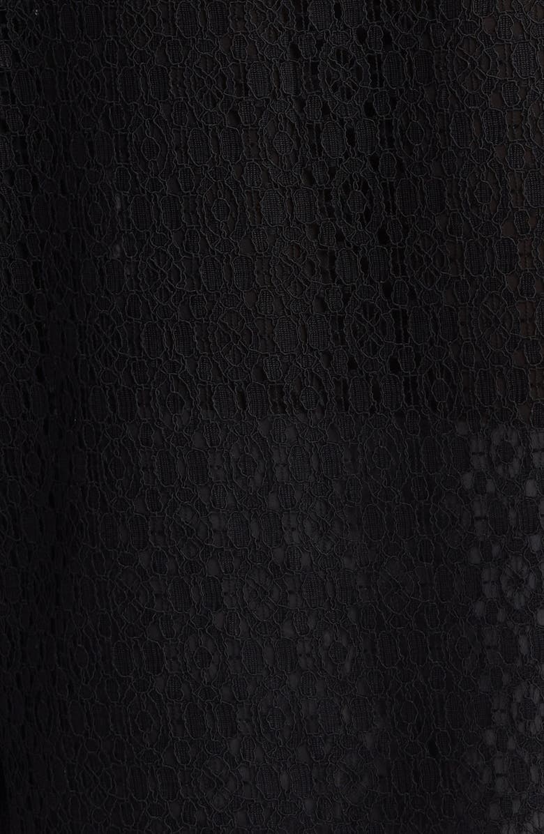 Misook Lace Overlay Blouse, Alternate, color, 