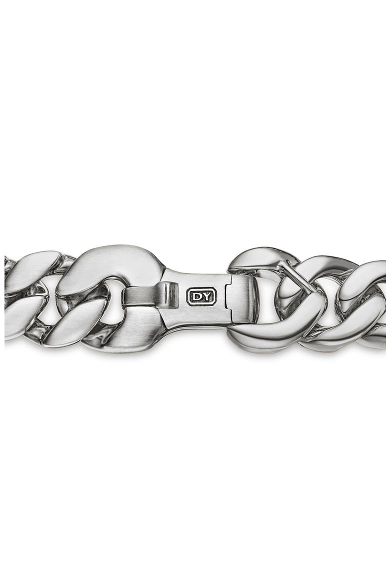 Curb Chain Bracelet, 8mm, Alternate, color, SILVER