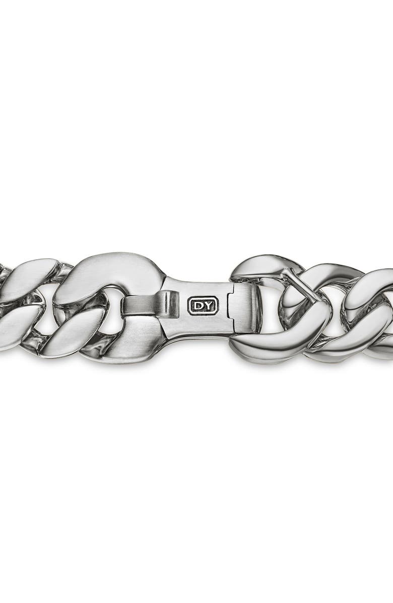 David Yurman Curb Chain Bracelet, 8mm, Alternate, color, Silver