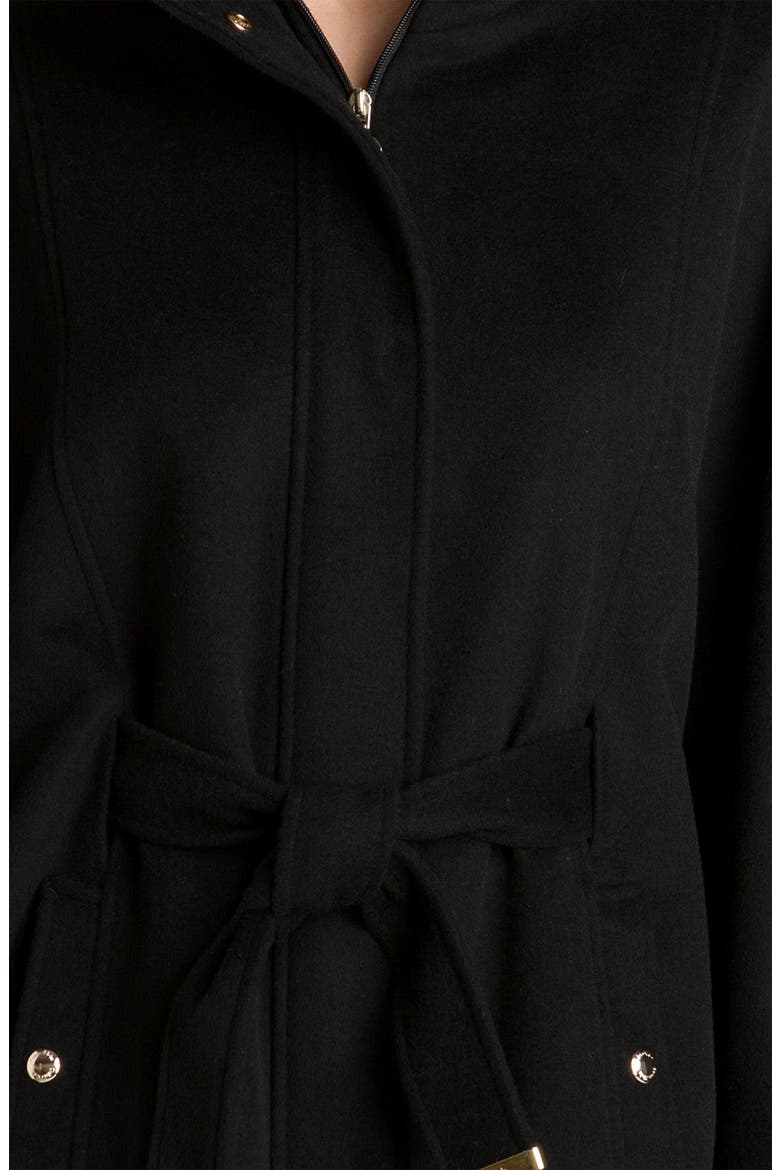 Belted Cape, Alternate, color, BLACK