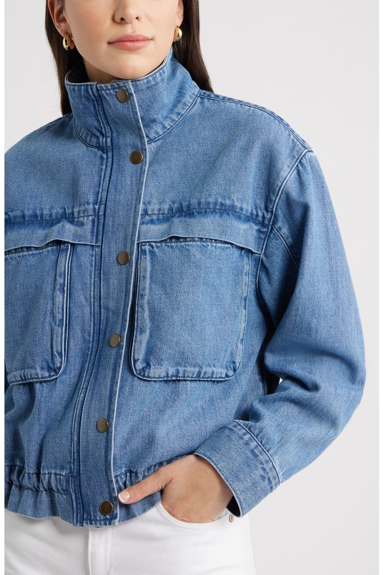 Denim Utility Jacket, Alternate, color, MEDIUM WASH