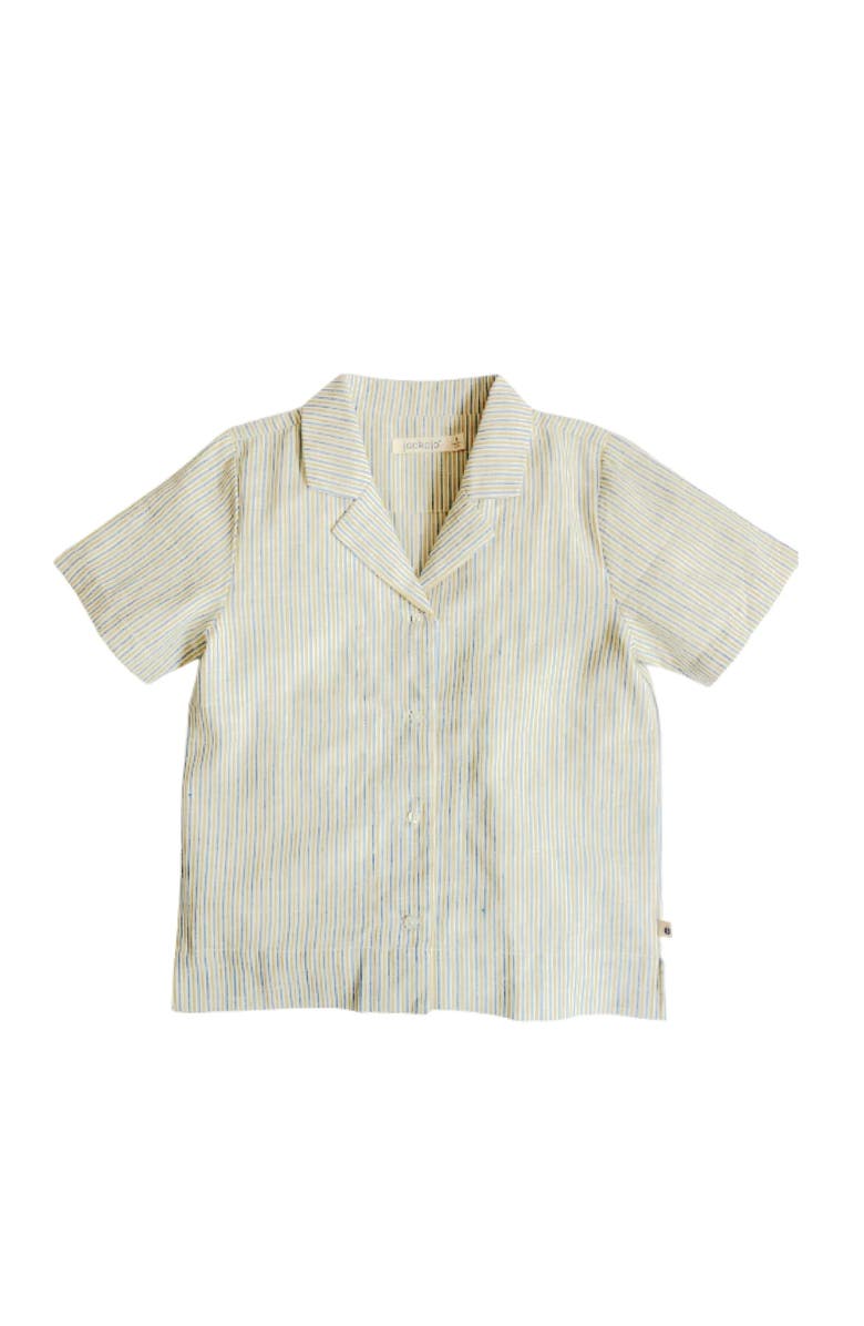 Jackalo Kids' Dylan Camp Shirt, Main, color, Olive