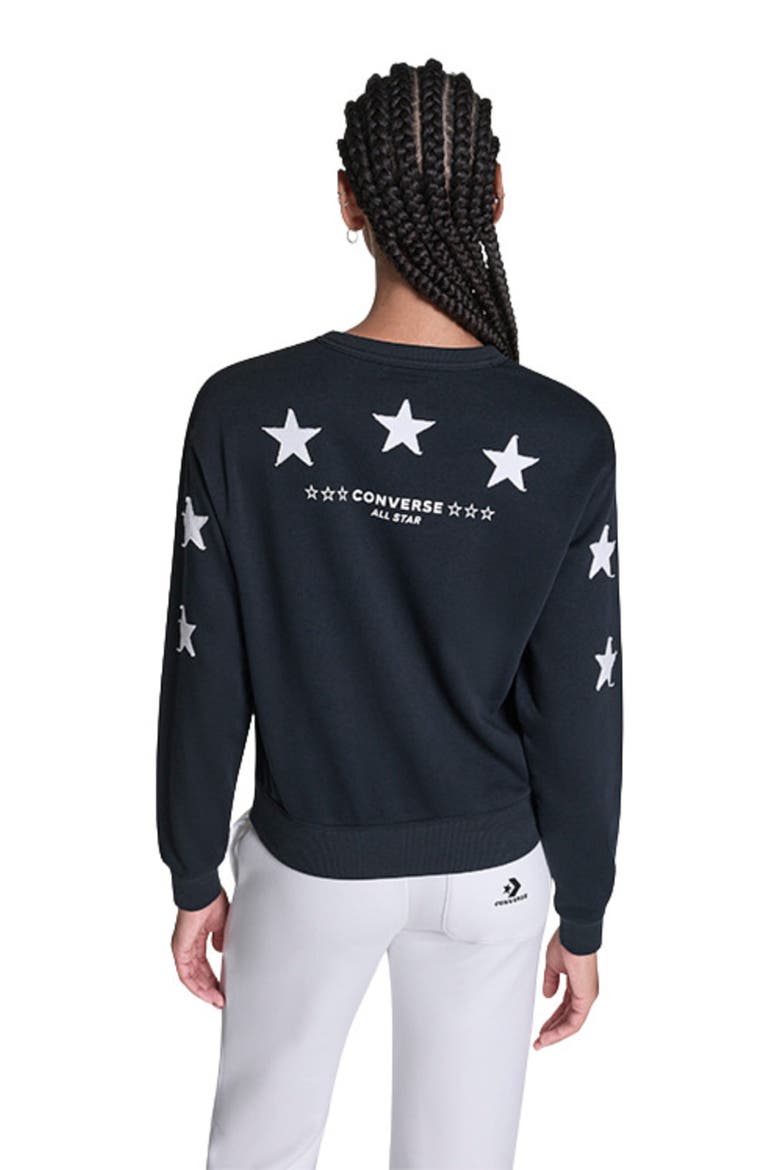 Knock Out Hoodie, Alternate, color, CONVERSE BLACK
