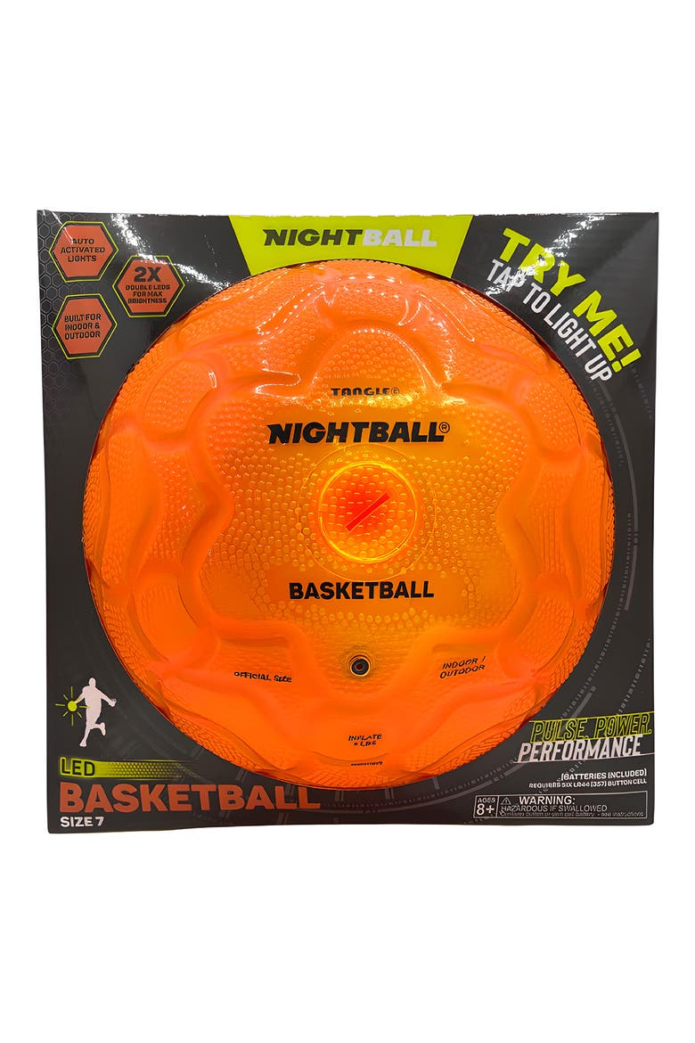 NightBall Basketball, Alternate, color, ORANGE