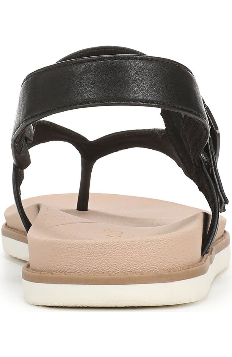 Dr. Scholl's So Chill Sandal, Alternate, color, Black Faux Leather