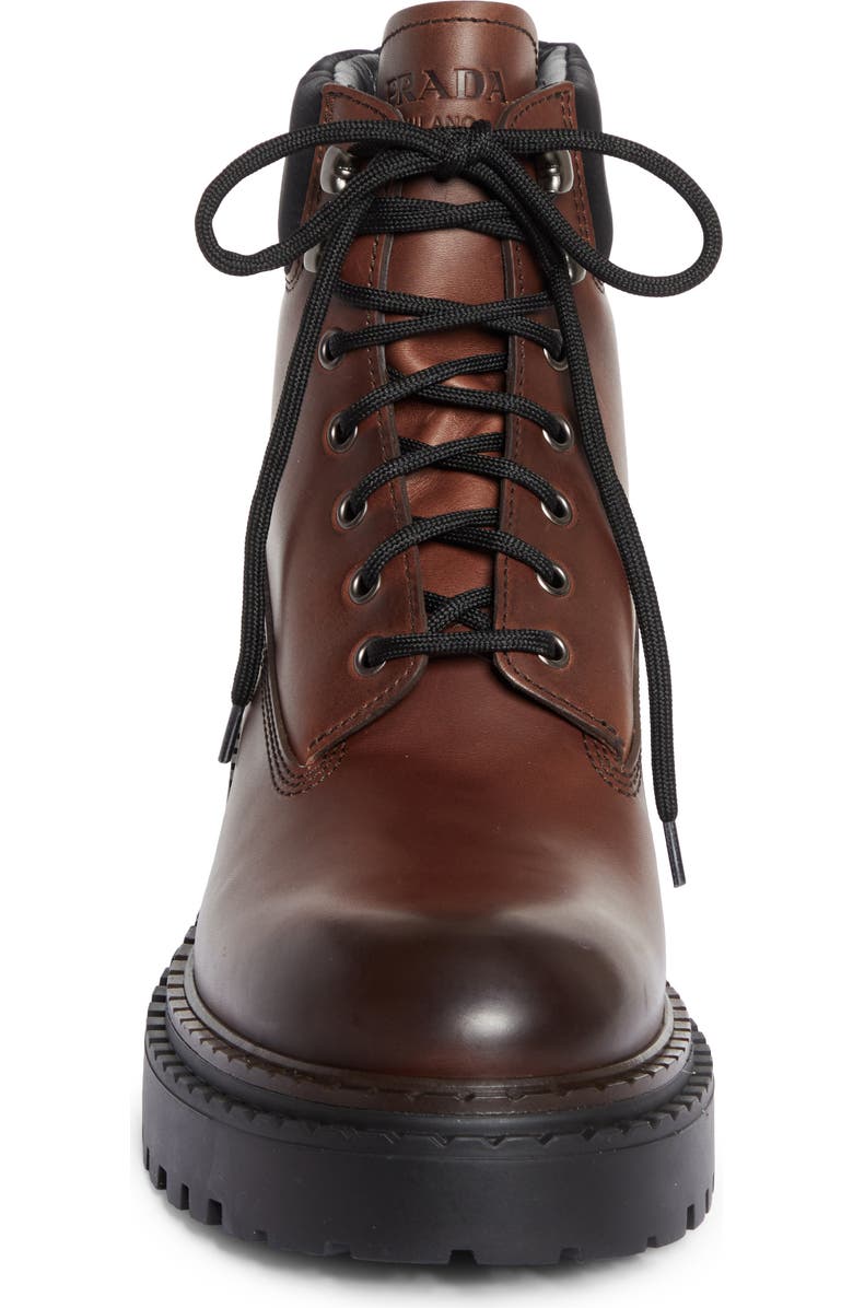 Prada Combat Boot, Alternate, color,