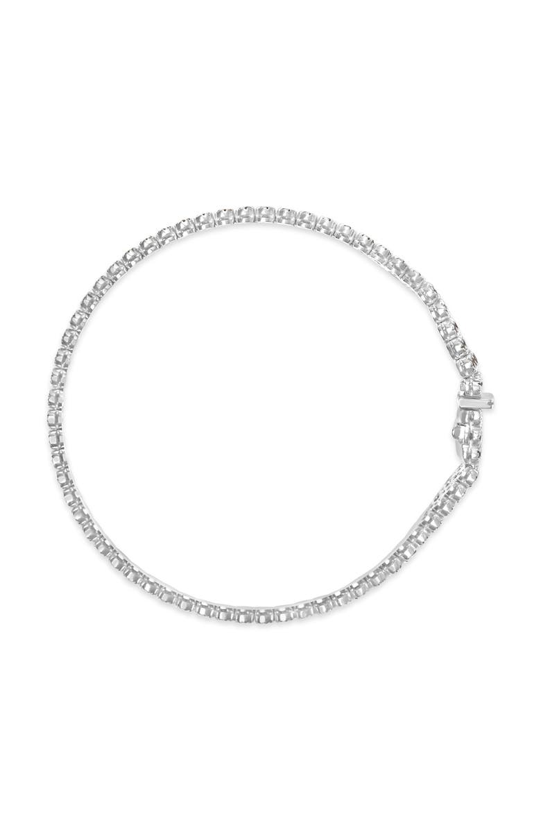 Haus of Brilliance 18K White Gold 5.00 Cttw Diamond 3 Row Link Tennis Bracelet, Alternate, color, White