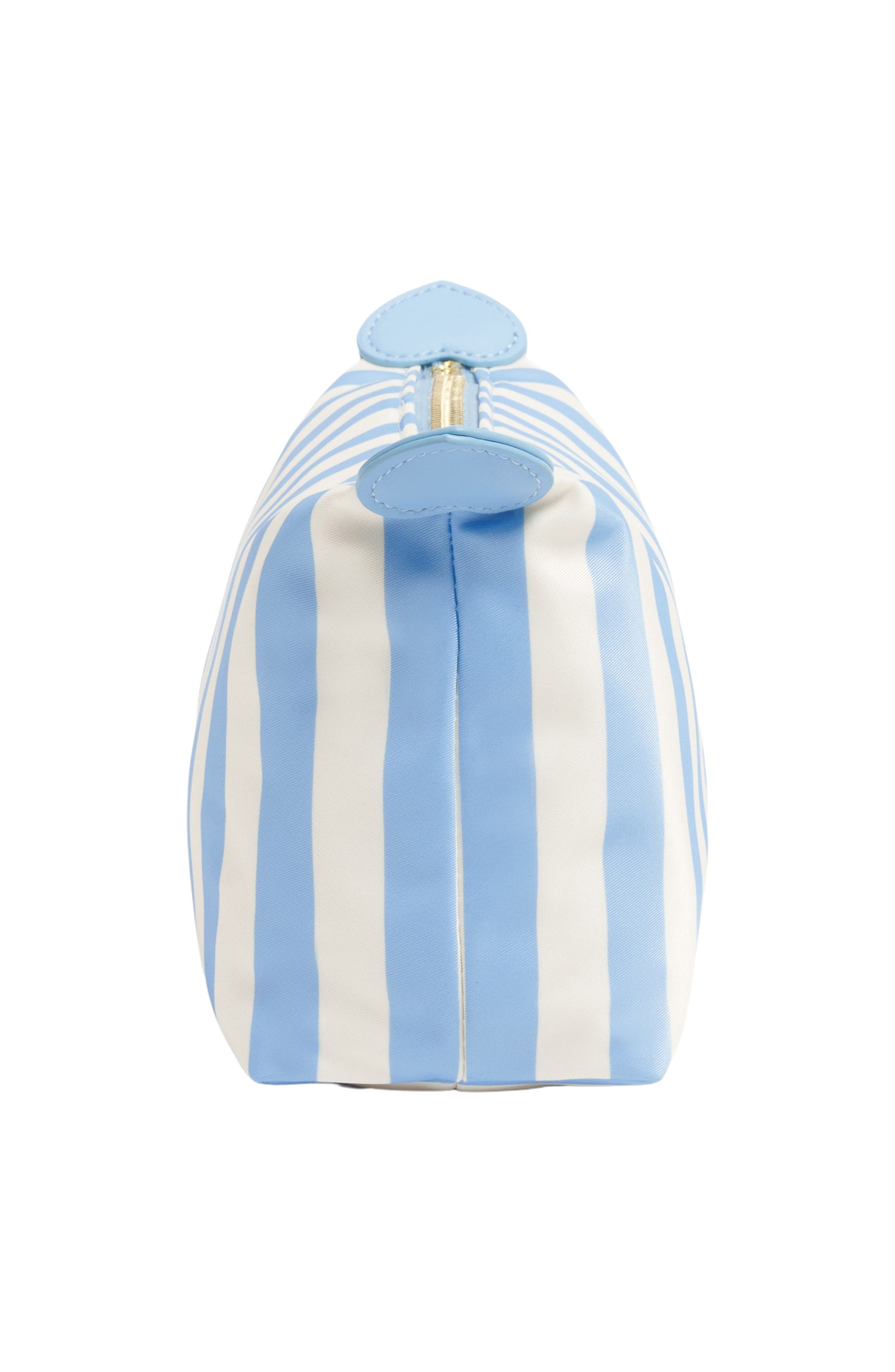 Stoney Clover Lane Small Stripe Nylon Pouchette, Alternate, color, Periwinkle Stripes