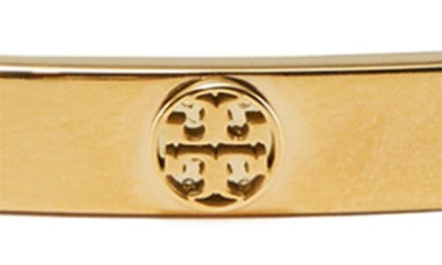 Tory Burch Miller Stud Thin Cuff Bracelet In Gold