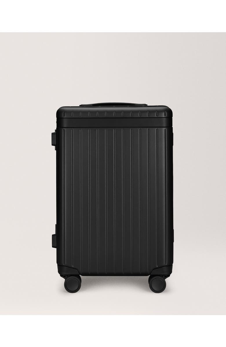 Carl Friedrik The Carry-on Suitcase, Main, color, Black / Black