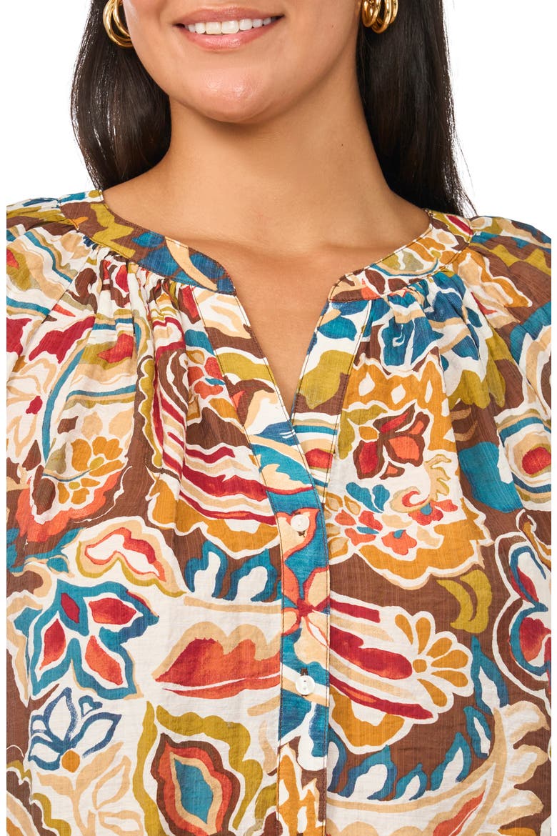Raglan Sleeve Top, Alternate, color, ECRU OLIVE