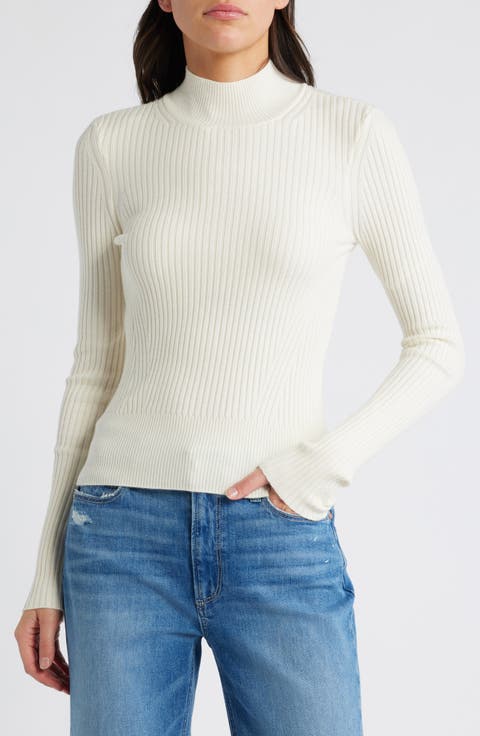 Raisa Rib Mock Neck Sweater