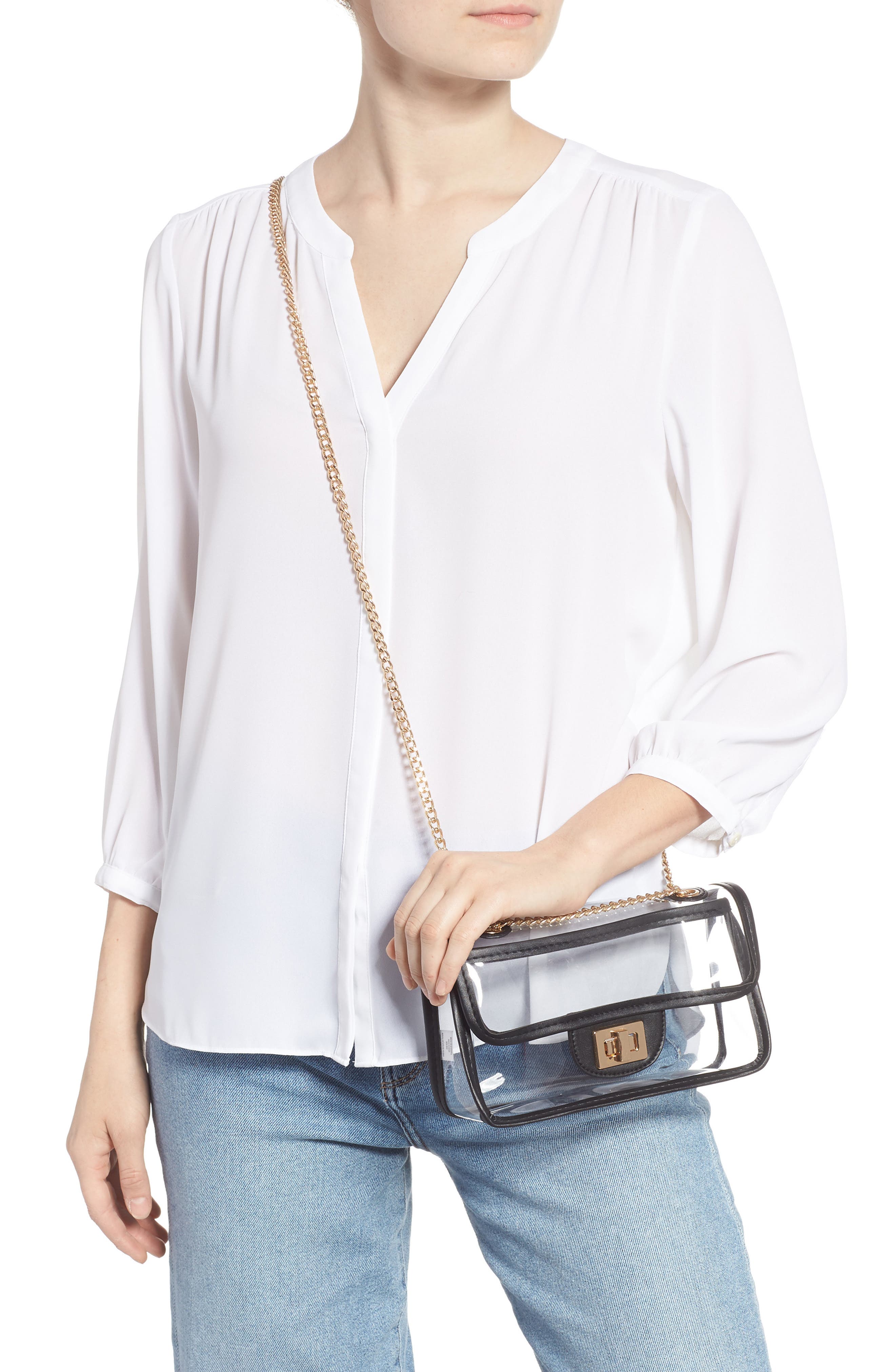 Jane & Berry Transparent Crossbody Bag, Alternate, color, 