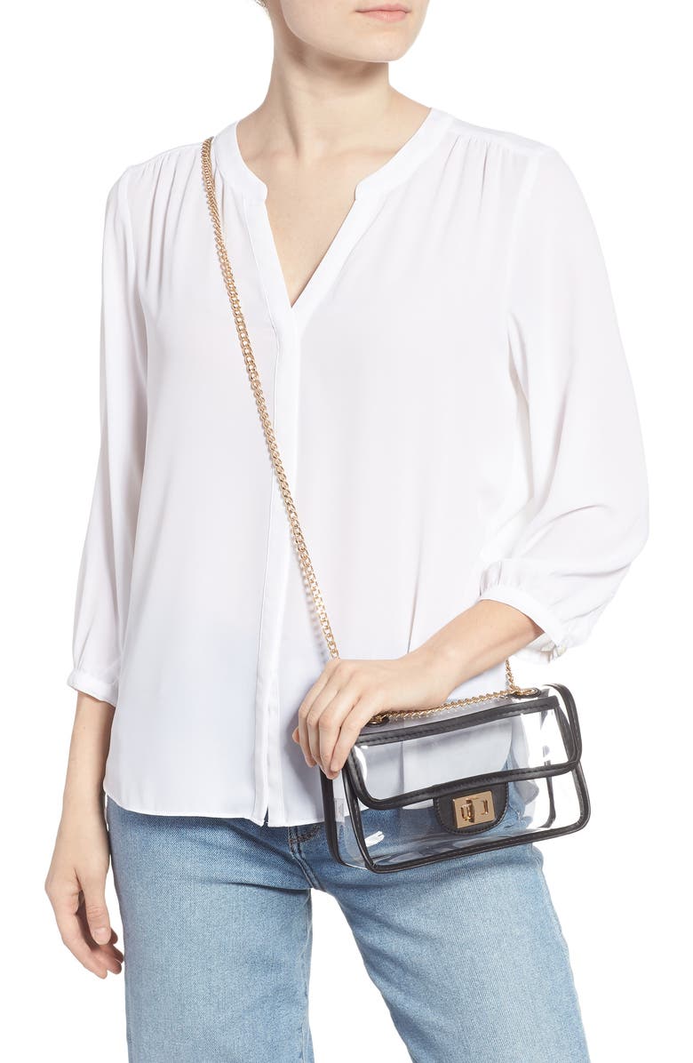 Jane & Berry Transparent Crossbody Bag, Alternate, color,