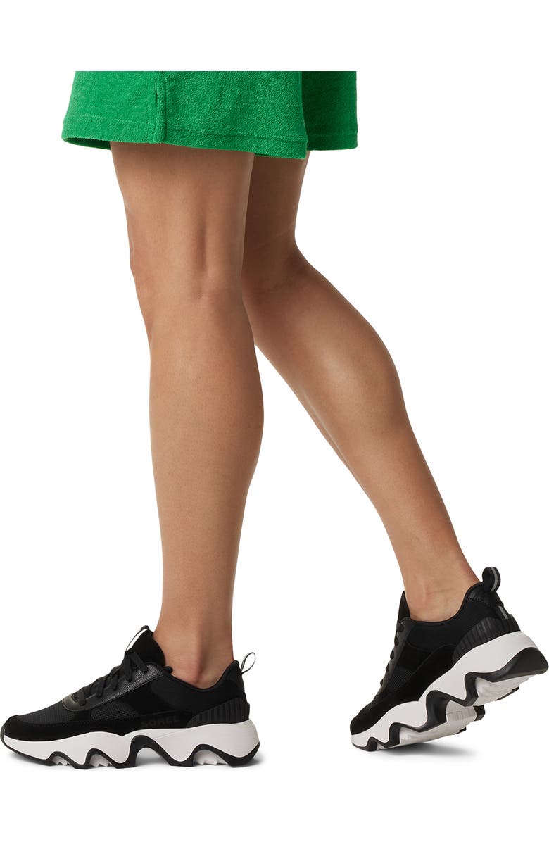 SOREL Kinetic Impact II Wonder Lace Sneaker, Alternate, color, Black/ Sea Salt