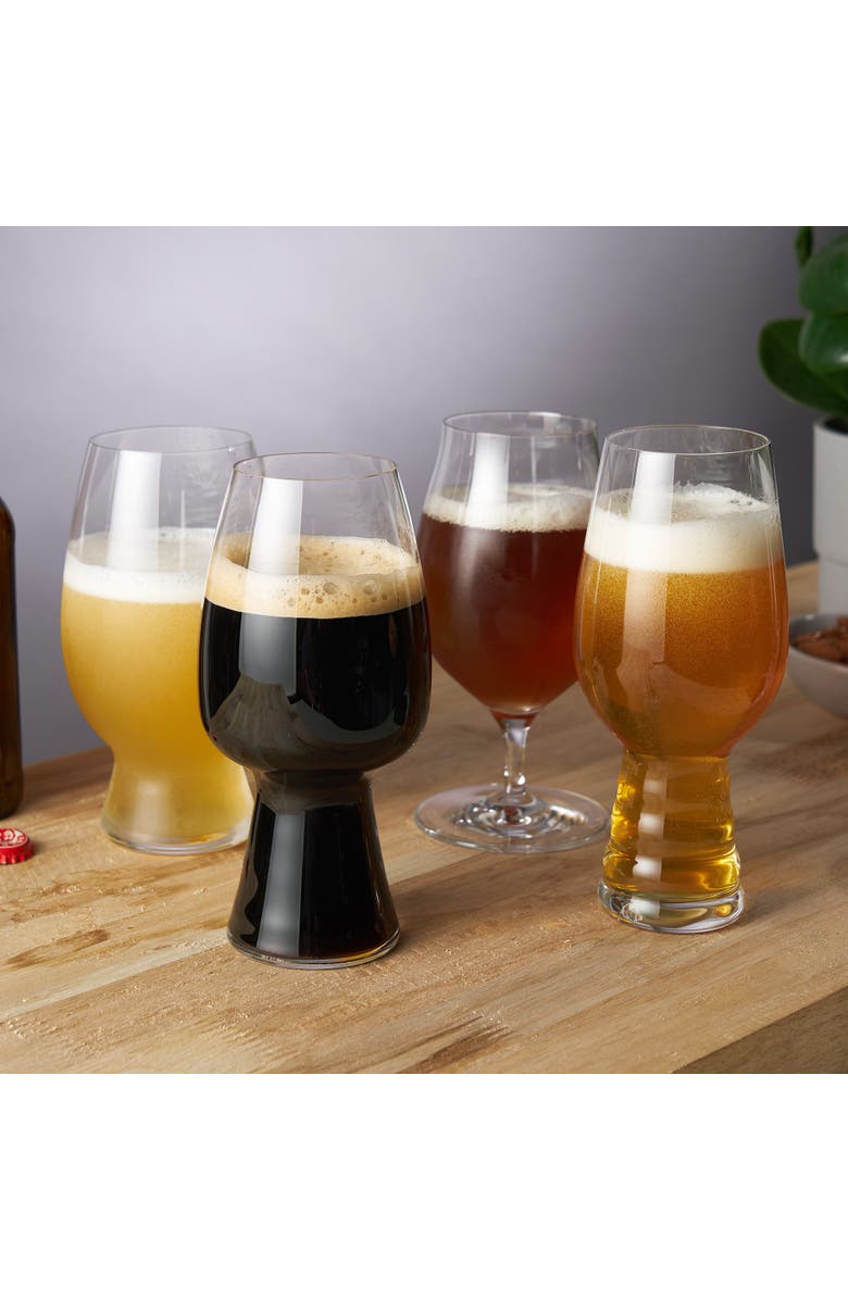 SPIEGELAU Craft Beer Tasting Glass Kit Set of 4, Alternate, color, Clear