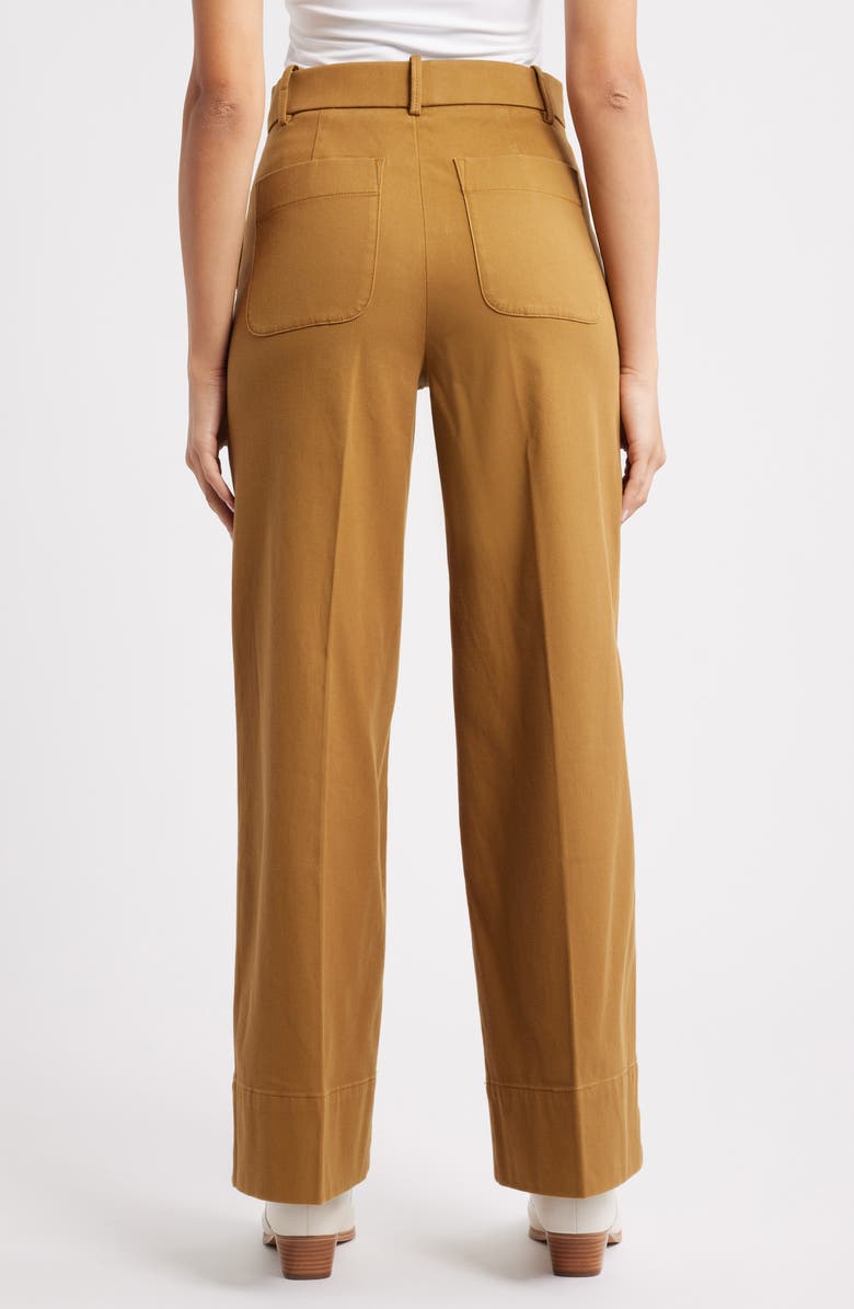 SPANX<sup>®</sup> SPANXsupersmooth<sup>™</sup> Stretch Twill Wide Leg Pant, Alternate, color, Flax