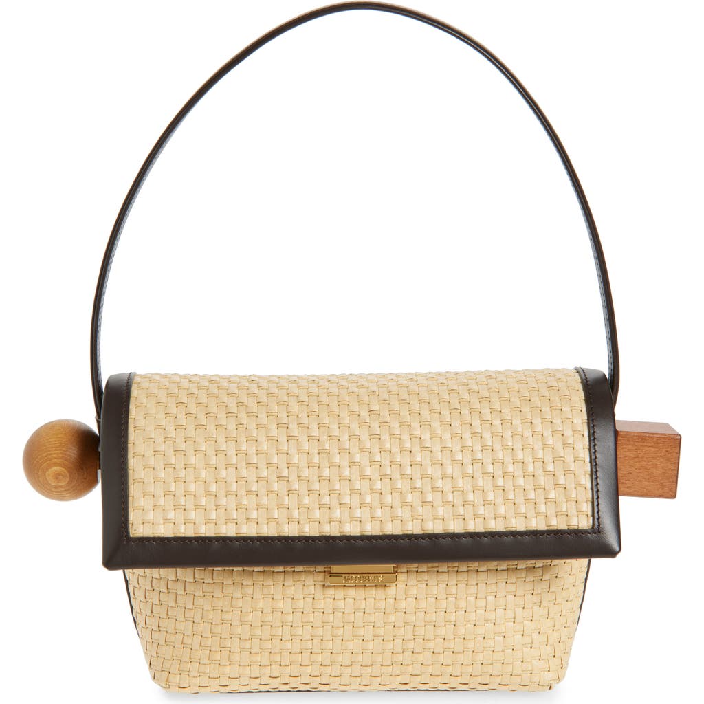 Jacquemus The Rond Carre Bag In Brown