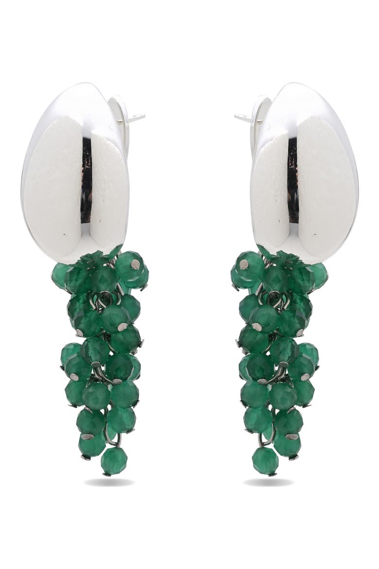 Annette Statement Drop Earrings, Alternate, color, SILVER