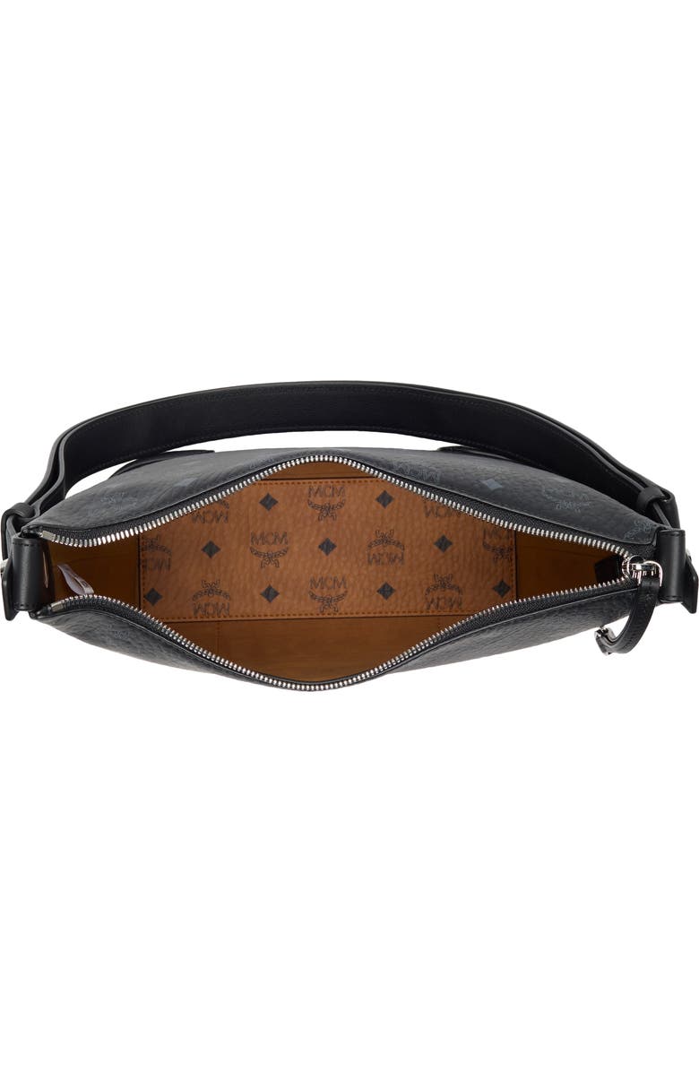 MCM Klara Visetos Medium Coated Canvas Hobo Bag, Alternate, color,