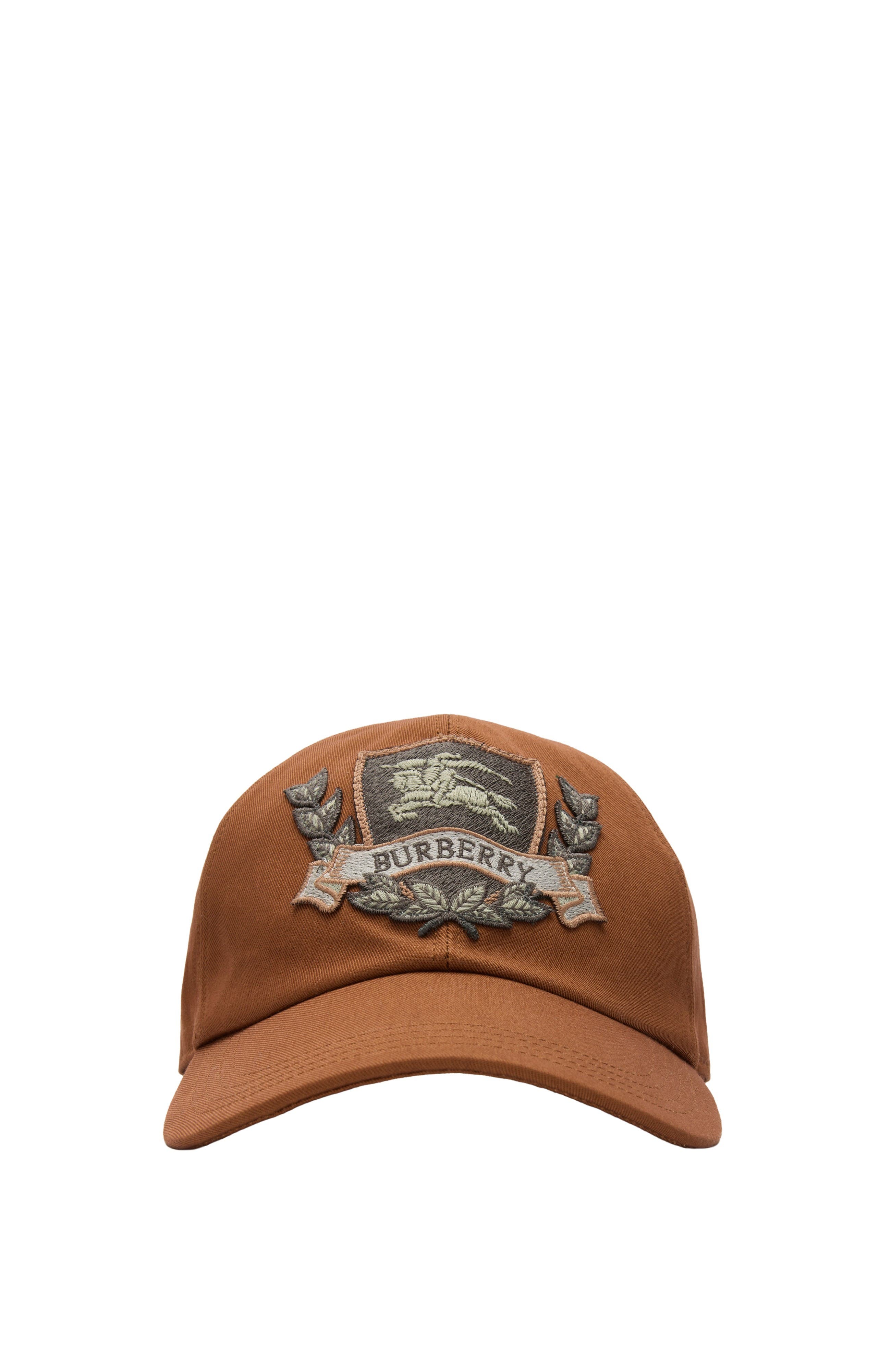 Burberry Knight Crest Gabardine Baseball Cap (Men) | Nordstrom