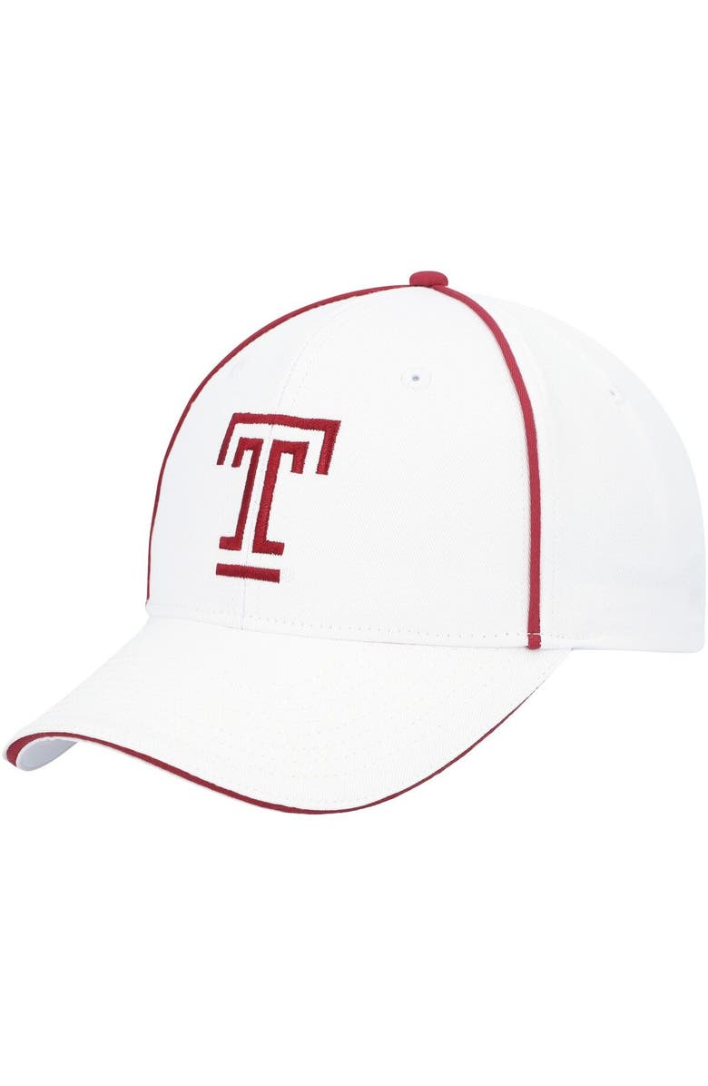 COLOSSEUM Men's Colosseum  White Temple Owls Take Your Time Snapback Hat, Main, color, 