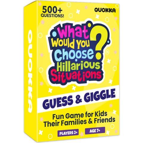 What Would You Choose? Trivia and Card Games for Kids & Family