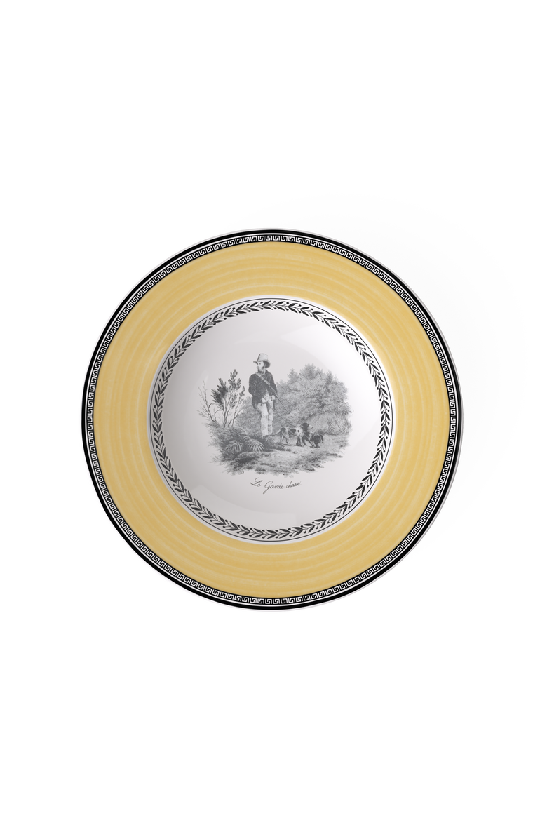 Villeroy & Boch Audun Chasse Soup Bowl, Main, color, Yellow