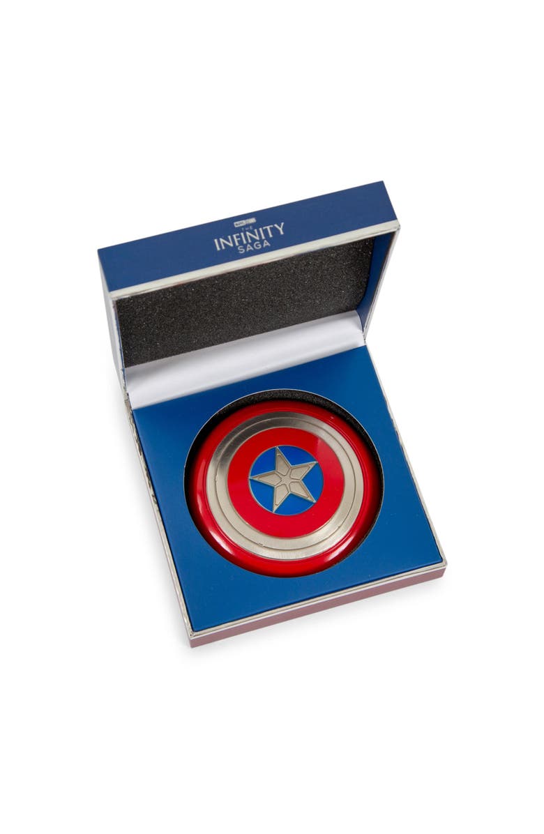 Toynk Marvel Studios Captain America 4-Inch Shield Prop Replica, Alternate, color, Red