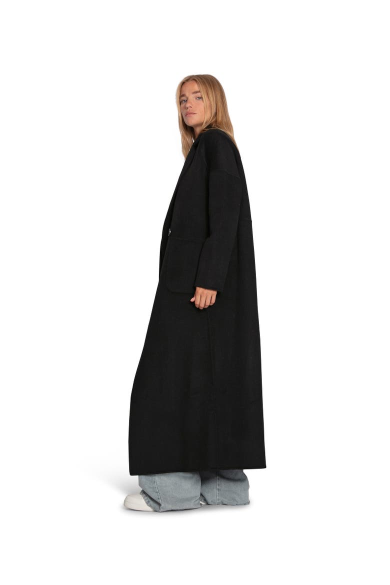 Publisher Maxi Coat, Alternate, color, Black