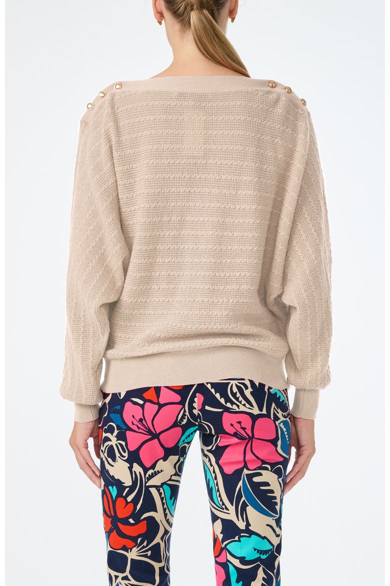 Ima Boatneck Relaxed Sweater, Alternate, color, Ecru