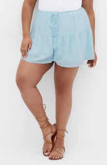City Chic Sara Drawstring Shorts