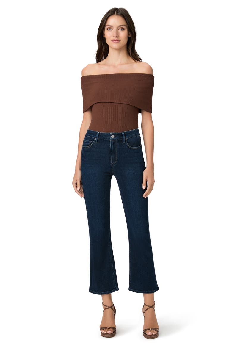 Mason Mid Rise Crop Bootcut Jeans, Alternate, color, AMAGANSETT