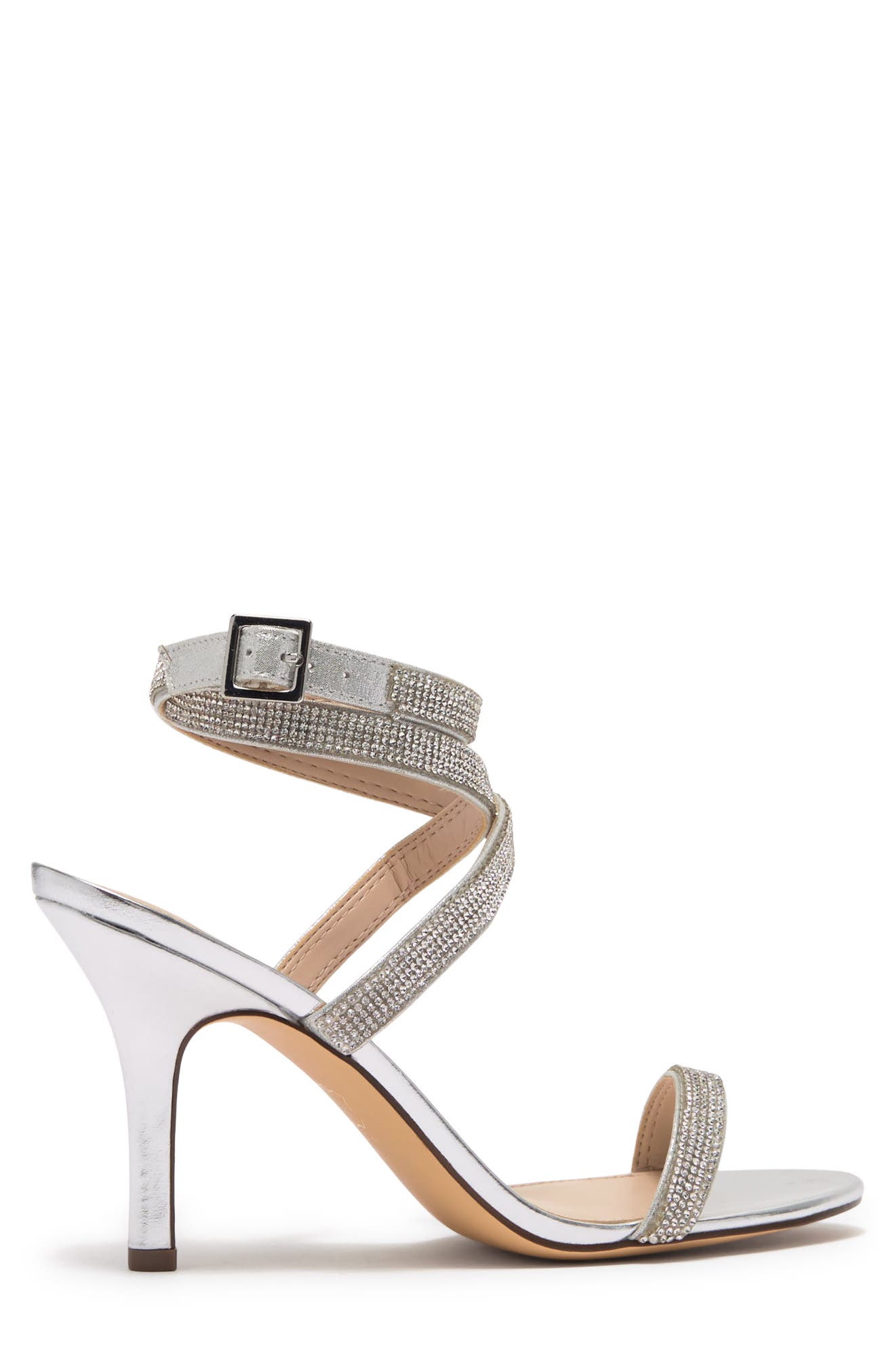 Verena Strappy Sandal, Alternate, color, SILVER