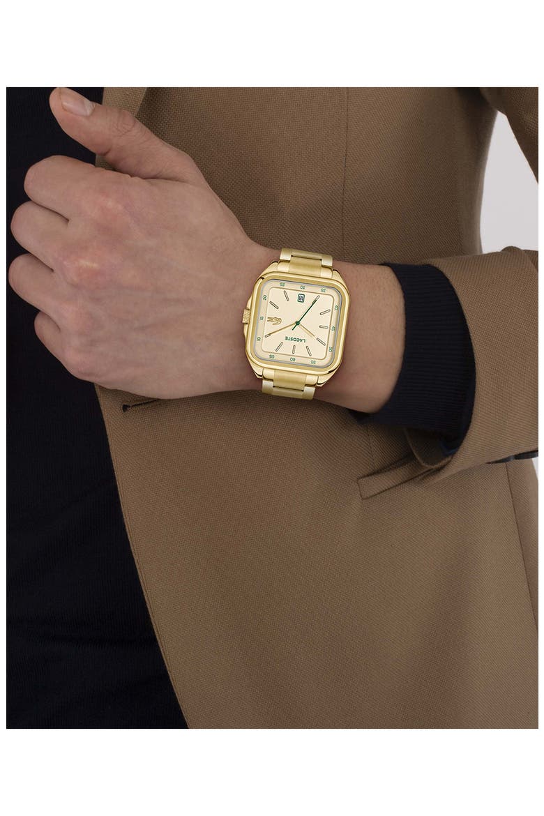 L.12.12 Up Bracelet Watch, 39mm x 32mm, Alternate, color, GOLD