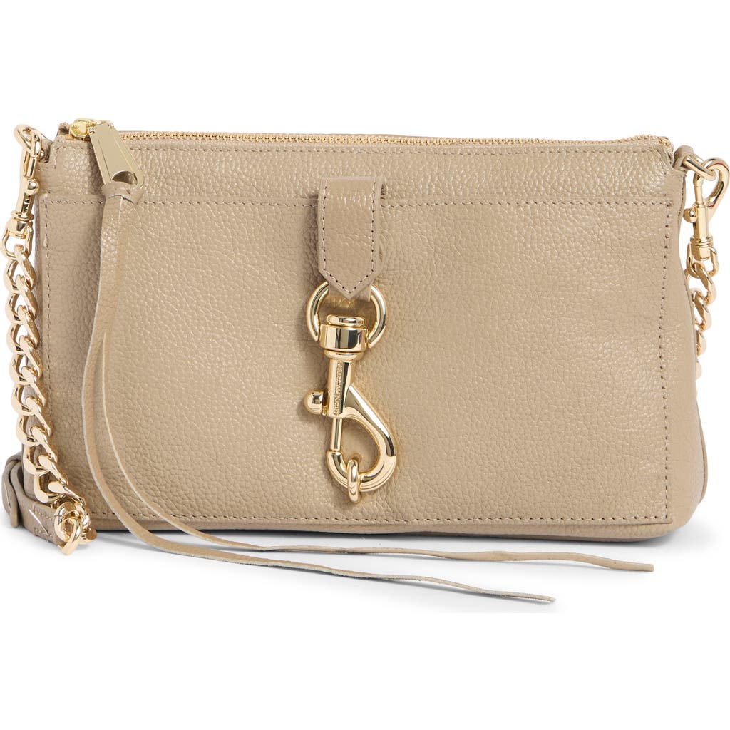 Rebecca Minkoff Megan Top Zip Crossbody Bag In Sand