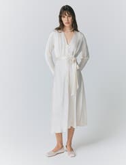 Ghost London Meryl Satin Midi Dress