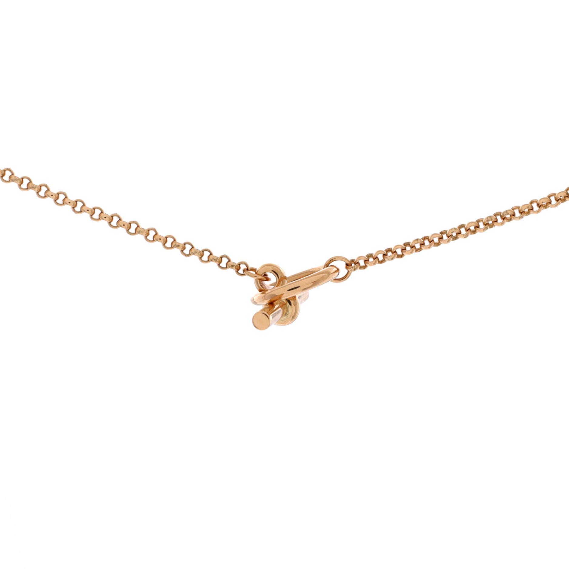Clou De Forge Pendant Necklace 18K Rose Gold Large, Alternate, color, Metallic Gold