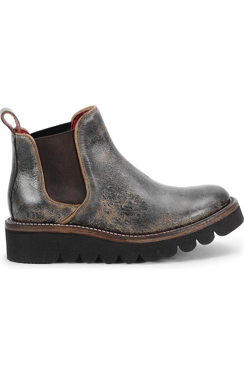 Bed Stu Novel II Ankle Boot, Alternate, color, Black Lux Tan Rustic