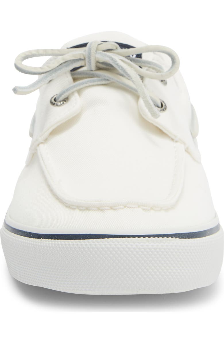 Sperry Bahama II SeaCycled<sup>™</sup> Baja Boat Shoe, Alternate, color, White