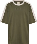 TINY TRIBE Kids' Segment Shoulder Mesh T-Shirt