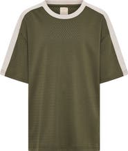 TINY TRIBE Kids' Segment Shoulder Mesh T-Shirt