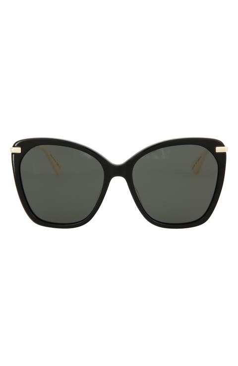 56MM Cat Eye Sunglasses