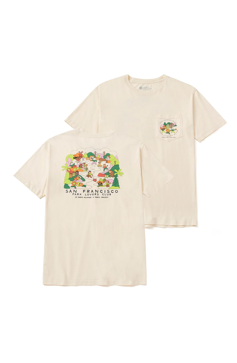 Parks Project San Francisco Park Alliance Park Lovers Pocket Tee, Main, color, Natural